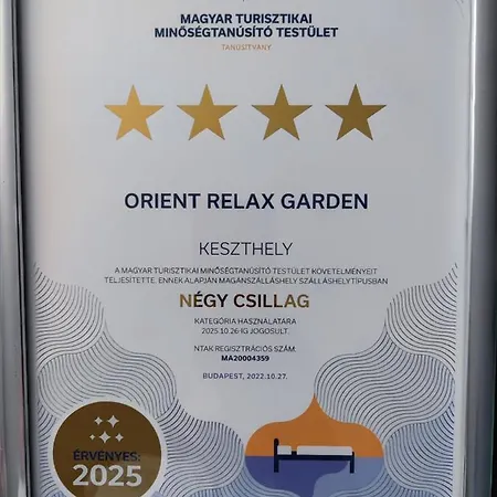 Orient Relax Garden Apartamento Keszthely